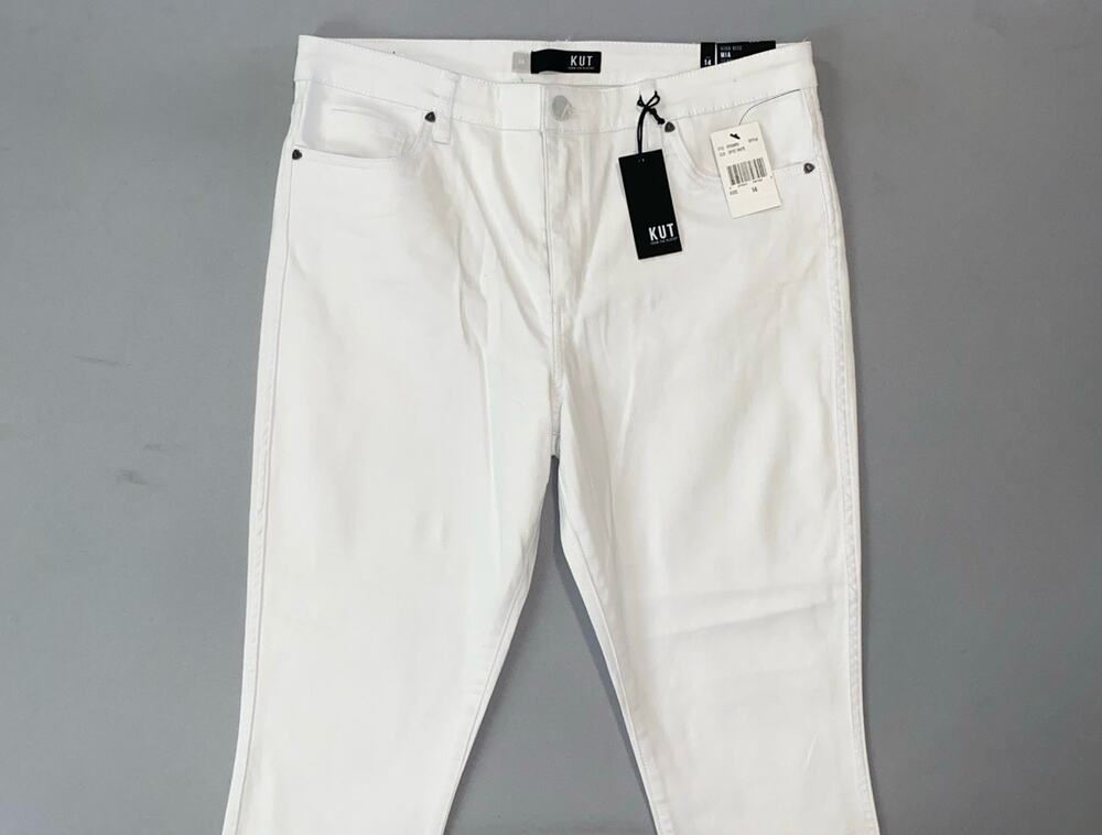 KUT From The Kloth Mia High Rise Skinny Lightweight Stretch Jeans. Women's 14.